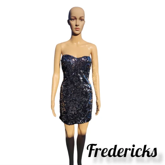 fredericks of hollywood sequin dress 80s Fredericks of Hollywood dress